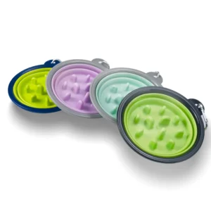 Factory Direct China Fashionable Foldable Stock Pet Slow Feeder Bowl Promoting Healthy Eating Habits With Non-Slip Design