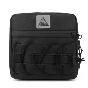 Multi-Functional Tactical Dog Walking Gear with Medical Bag Side Pockets and Pet ID Tag for Large Dogs