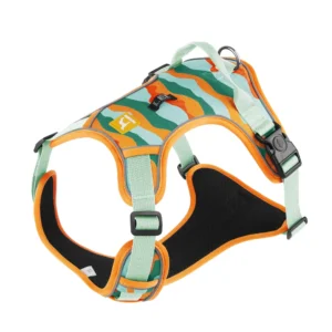 2024 Custom Logo Luxury Pet Dog Harness High Quality Soft Mesh Padded Reflective No Pull Feature Wholesale Service Made Oxford