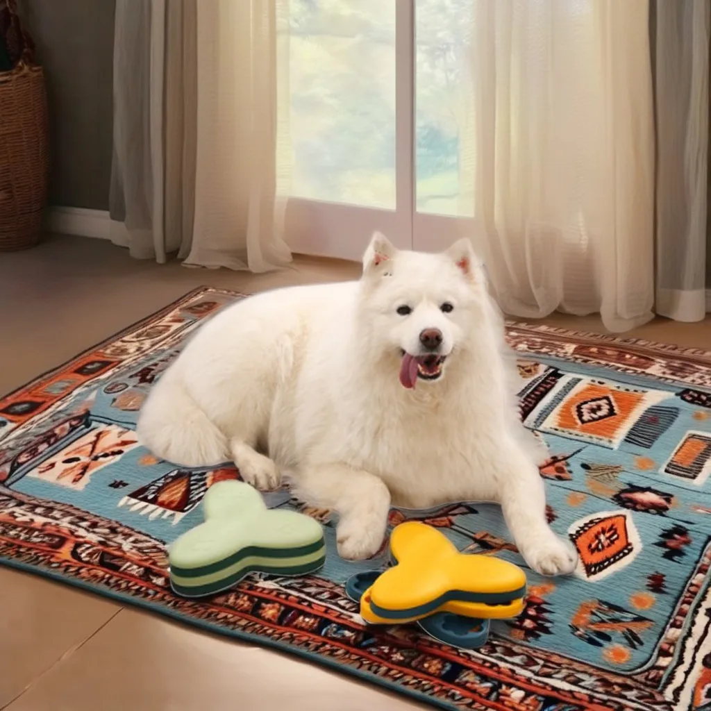 Novel Interactive Slow Feeder Dog Bowl Sustainable Food Grade New Design Pet Treat Dispenser Toy Pet Interactive & Movement Toys