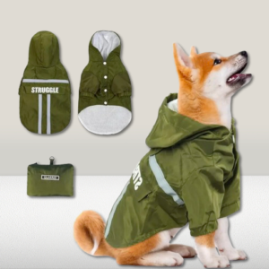 Dog Raincoat with Belly Protection